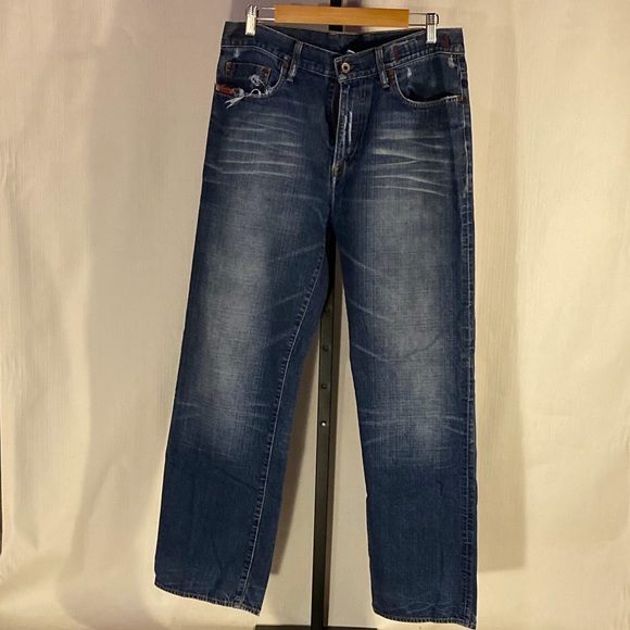Guess Jeans Mens Guess Stone Wash 33x32 Soft Denim Poshmark